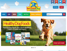 Tablet Screenshot of petfoodplus.com.au